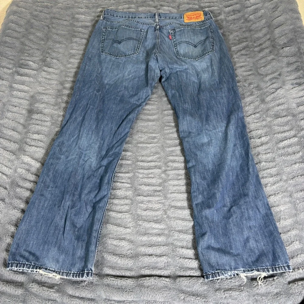 Levis 559 Relaxed Straight Jeans Mens 36x34 Blue Medium Wash Denim 559-0229